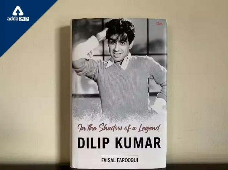 A book titled “Dilip Kumar: In the Shadow of a Legend” by Faisal Farooqui