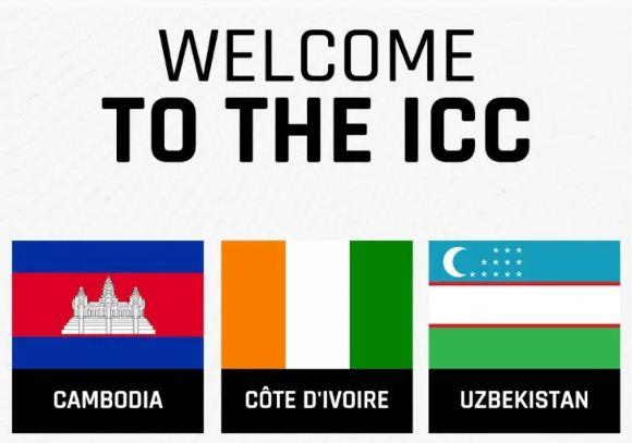 ICC Members List: Cambodia, Uzbekistan and Cote D’Ivoire receives membership status