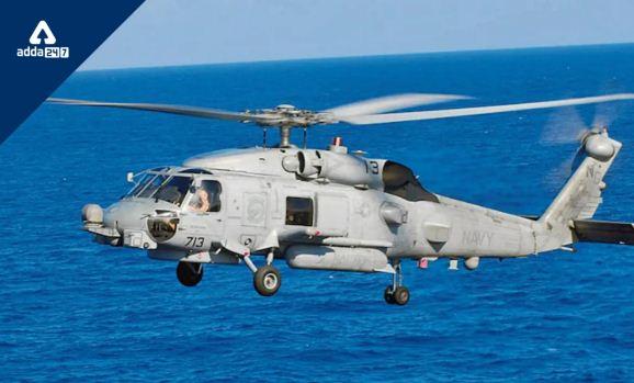 Two MH-60 Romeo helicopters delivered to the Indian Navy