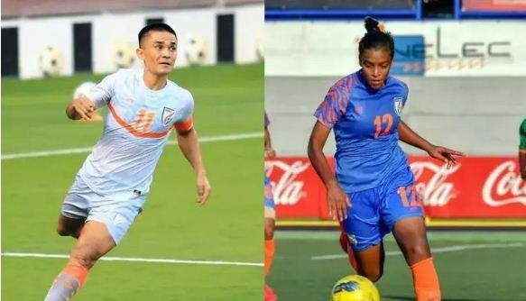 Sunil Chhetri, Manisha Kalyan named men’s and women’s Footballer of the Year