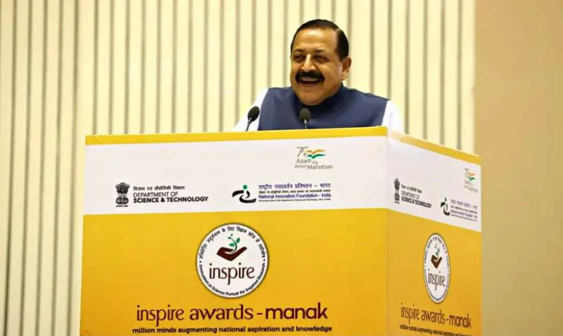Union Minister Dr Jitendra Singh presents INSPIRE awards to 60 startups