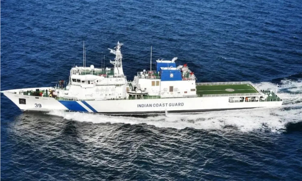 Patrol vessel Samarth commissioned with Indian Coast Guard