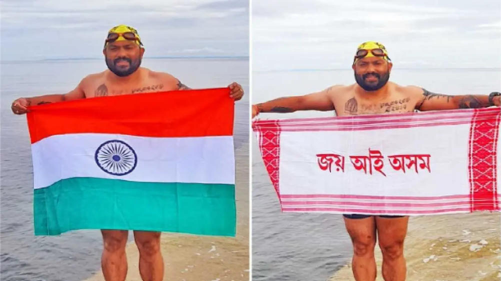 Veteran swimmer Elvis Ali becomes the oldest Indian to cross North Channel
