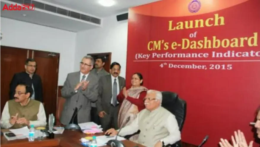Haryana CM Launched ‘CM dashboard’ for Live Monitoring of Departments