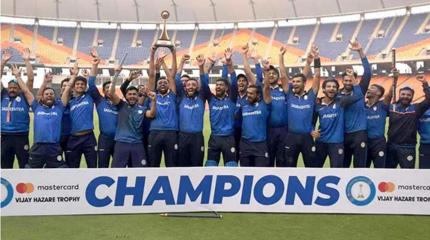 Vijay Hazare Trophy Final: Saurashtra beat Maharashtra by 5 wickets