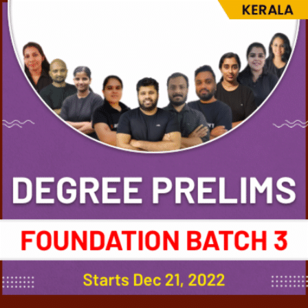 Degree Prelims Foundation Batch 3
