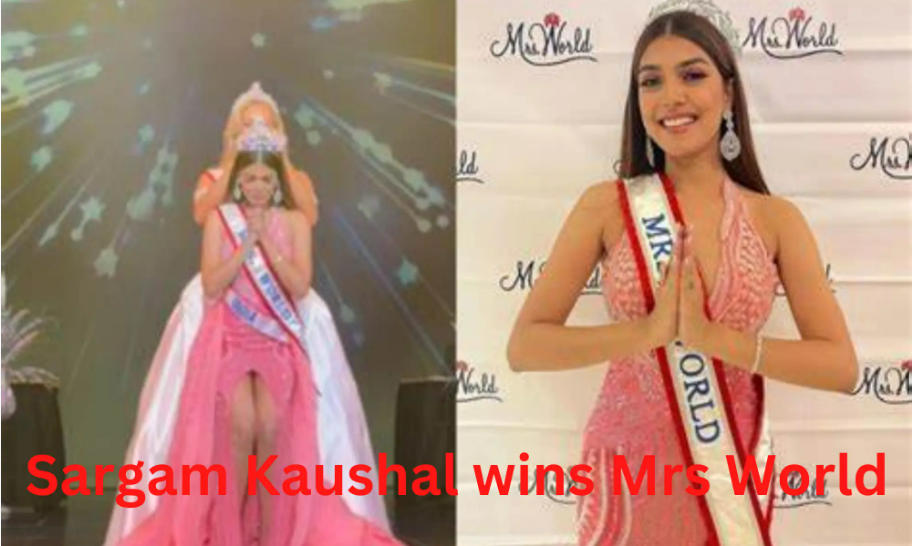 Sargam Koushal wins Mrs World 2022 title after 21 years