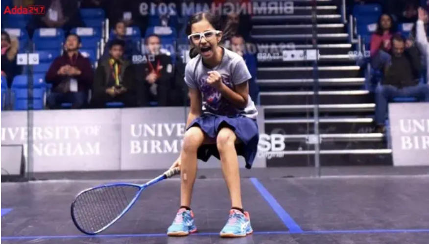 Anahat Singh Crowned Girls U-15 squash Title at British Junior Open Tournament