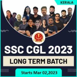 SSC CGL 2023 Long Term Batch