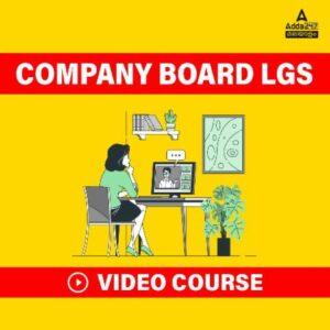 Kerala Company Board LGS Batch