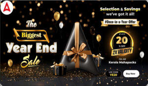 Year End Sale: എല്ലാ മഹാപാക്കുകൾക്കും 20% കിഴിവ് + ഡബിൾ വാലിഡിറ്റി