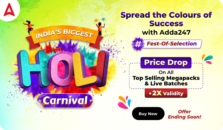 INDIA'S BIGGEST HOLI CARNIVAL: Price Drop On All Top Selling Megapacks And Live Batches+2X Validity, Grab Now!!