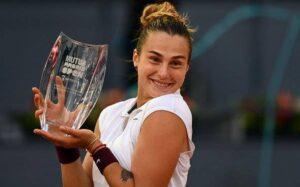 Aryna Sabalenka wins her Maiden Madrid Open Women's singles title | आर्यना सबलेन्का हिने तिचे माद्रिद ओपन वुमनचे एकेरीचे पहिले विजेतेपद जिंकले_2.1