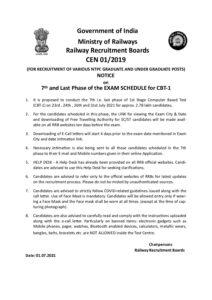 NOTICE on 7th Phase of CBT-1 for CEN 01_2019 (NTPC) (1) – Marathi govt jobs_2.1