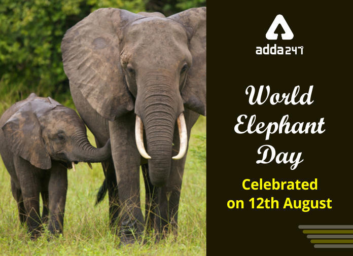12 August: World Elephant Day | 12 ऑगस्ट: जागतिक हत्ती दिन