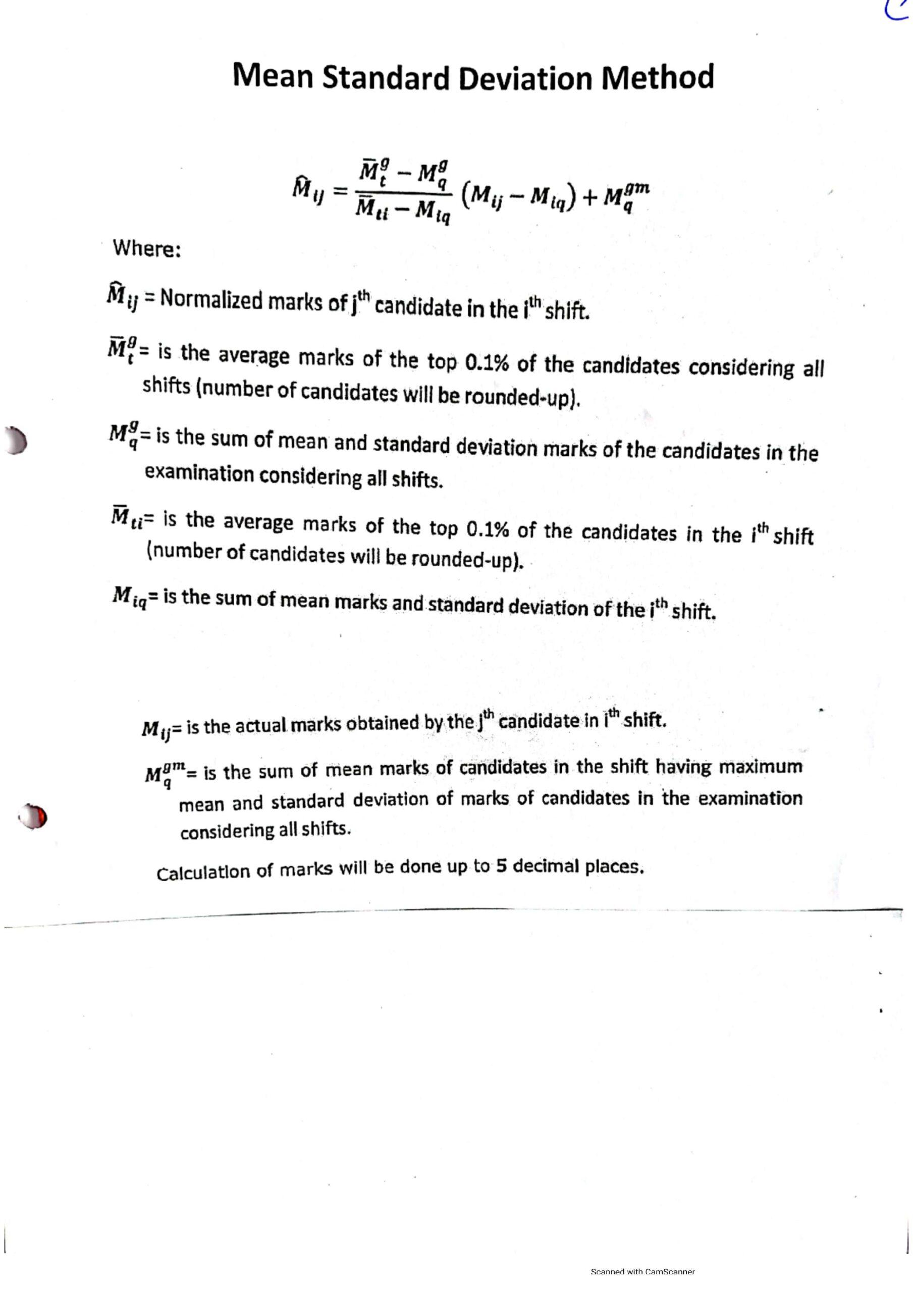 MHADA Bharti Exam Normalization Notice_3.1