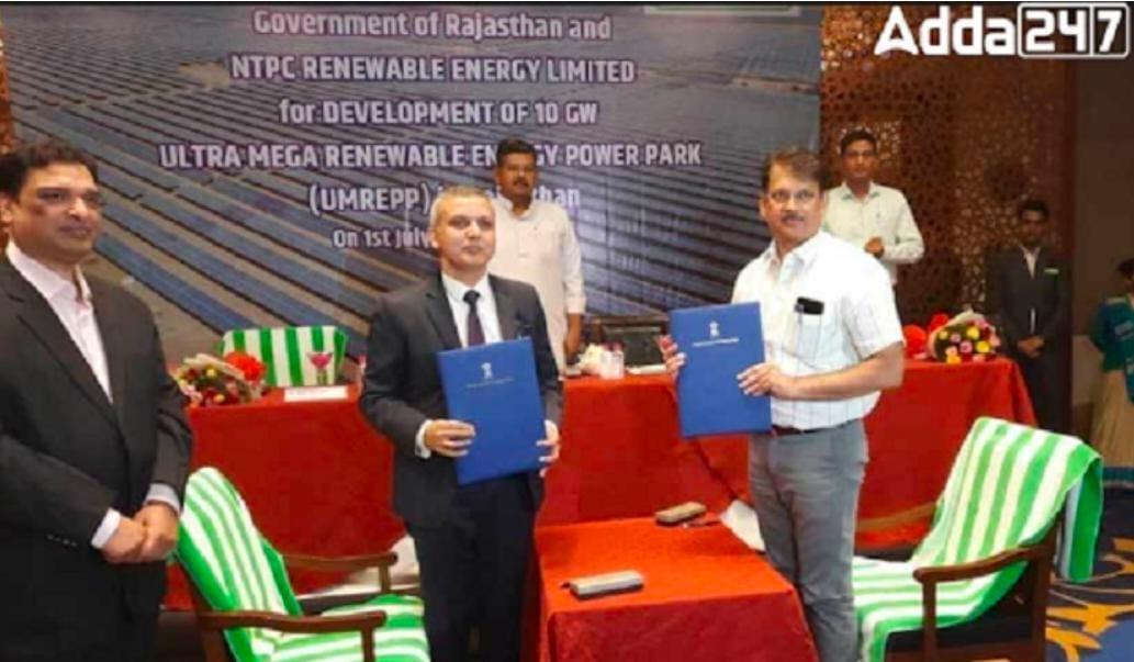 NTPC Renewable Energy Ltd. (NTPC-REL) Inaugurates First Solar Project in Rajasthan | NTPC रिन्युएबल एनर्जी लिमिटेड (NTPC-REL) ने राजस्थानमधील पहिल्या सौर प्रकल्पाचे उद्घाटन केले