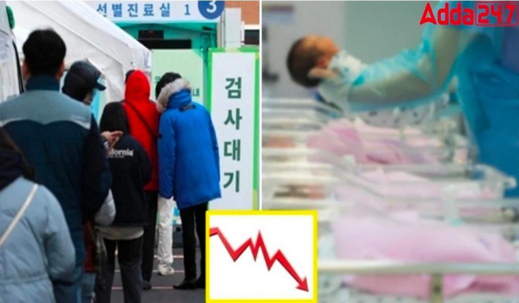 South Korea's Fertility Rate Hits New Low in 2023 | दक्षिण कोरियाचा प्रजनन दर 2023 मध्ये नवीन खालच्या पातळीवर पोहोचला