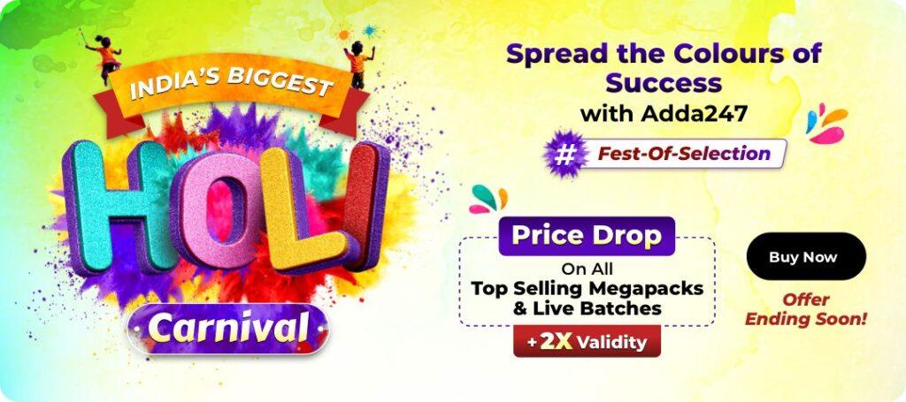 Celebrate Success This Holi with Adda247's Biggest Sale | Price Drop + 2x Validity_3.1