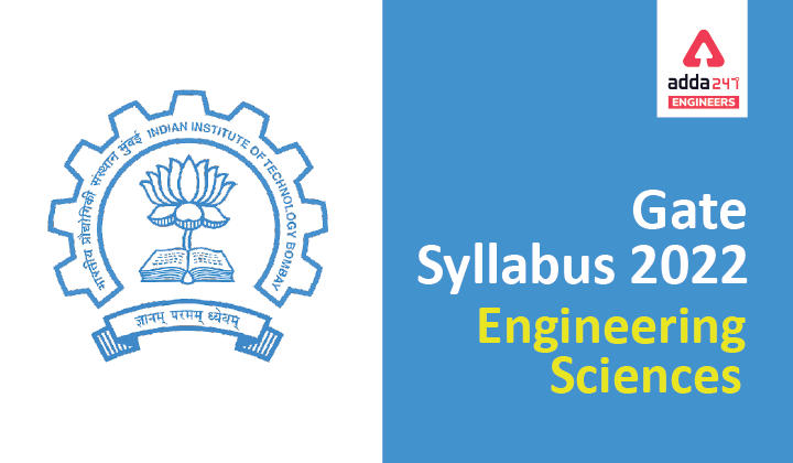 Gate Syllabus 2022 Engineering Sciences