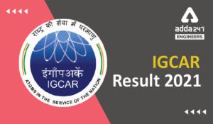 IGCAR Result 2021