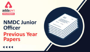 nmdc junior officer previous year papers