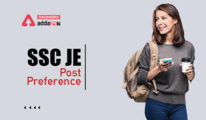 SSC JE Post Preference