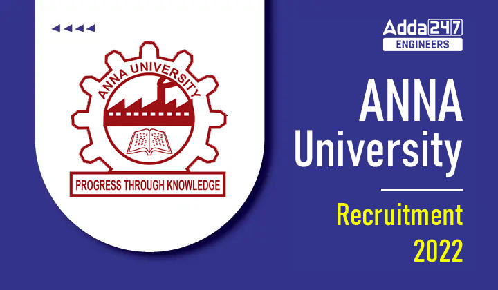 ANNA University Recruitment 2022