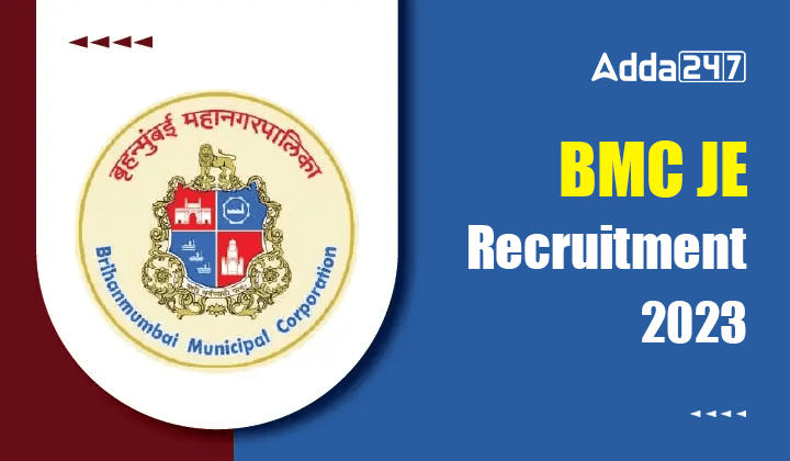 BMC JE Recruitment 2023
