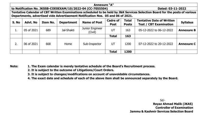 JKSSB JE Exam Date 2022 Out Now, Download PDF Here_4.1