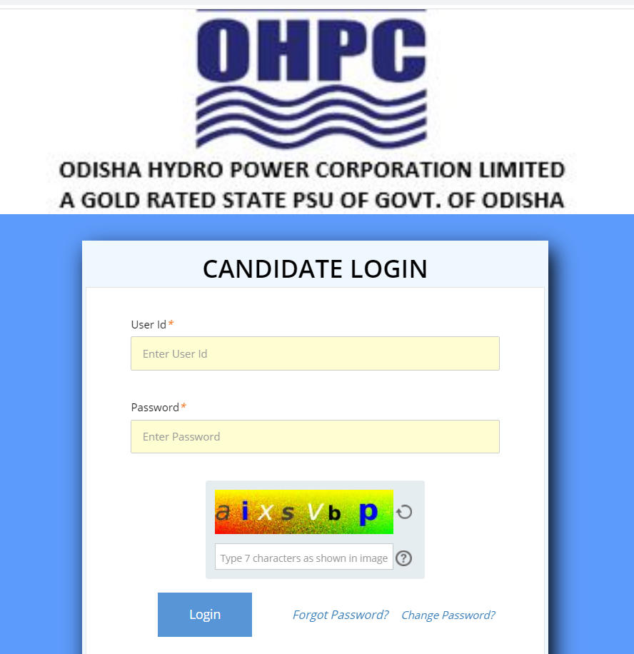 OHPC Admit Card 2022
