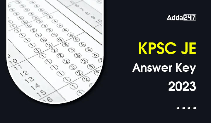 KPSC JE Answer Key 2022-23 Released Direct Link To Download PDF_20.1
