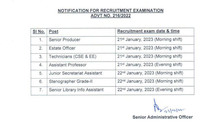 NITTTR Chandigarh Exam Date 2023 Released For Various Posts_40.1