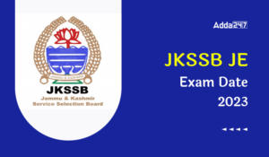 JKSSB JE Exam Date 2023