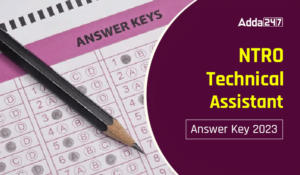NTRO Technical Assistant Answer Key 2023