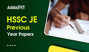 HSSC JE Previous Year Papers