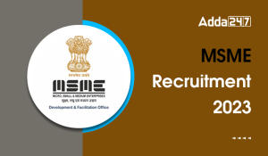 MSME Recruitment 2023