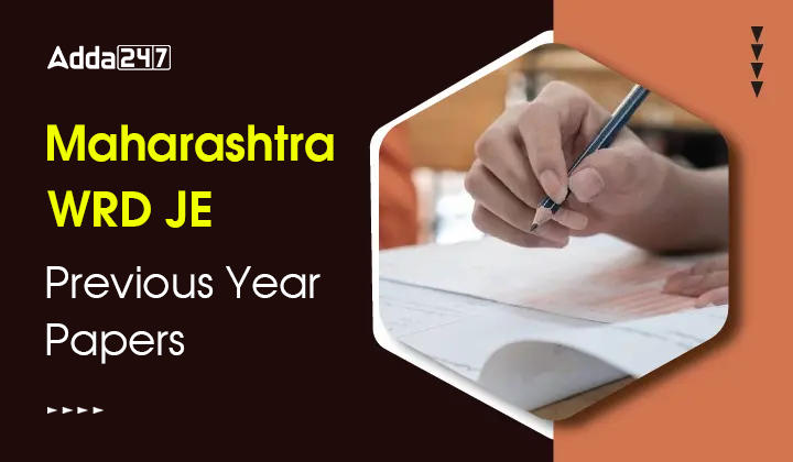 Maharashtra WRD JE Previous Year Papers