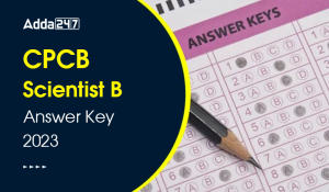 CPCB Scientist B Answer Key 2023