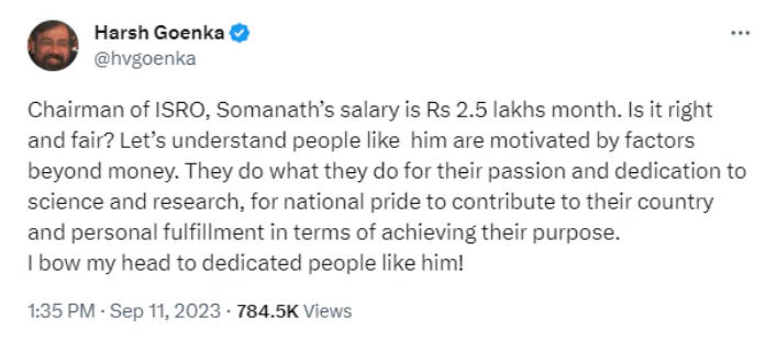 ISRO Chairman Salary 