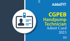 CGPEB Handpump Technician Admit Card 2023