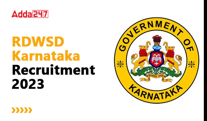 RDWSD Karnataka Recruitment 2023