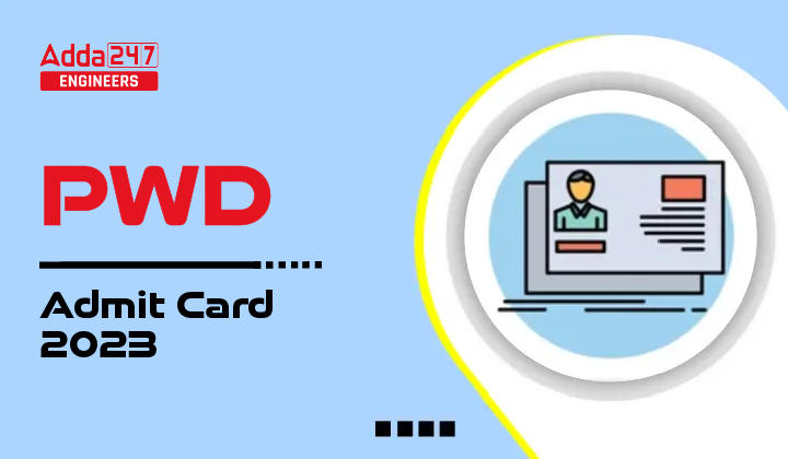 PWD Admit Card 2023