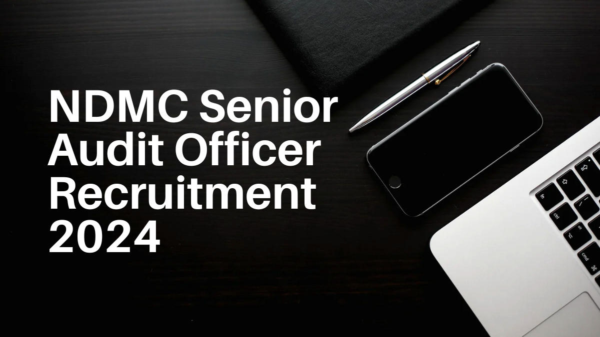 NDMC Senior Audit Officer Recruitment 2024