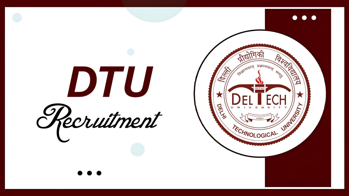 DTU Apprentice Recruitment 2024