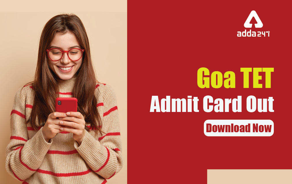 Goa TET Admit Card released
