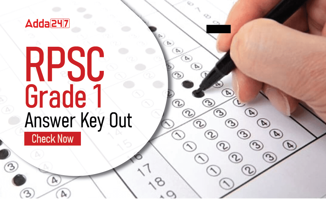 RPSC Grade 1 Answer Key Out Check Now