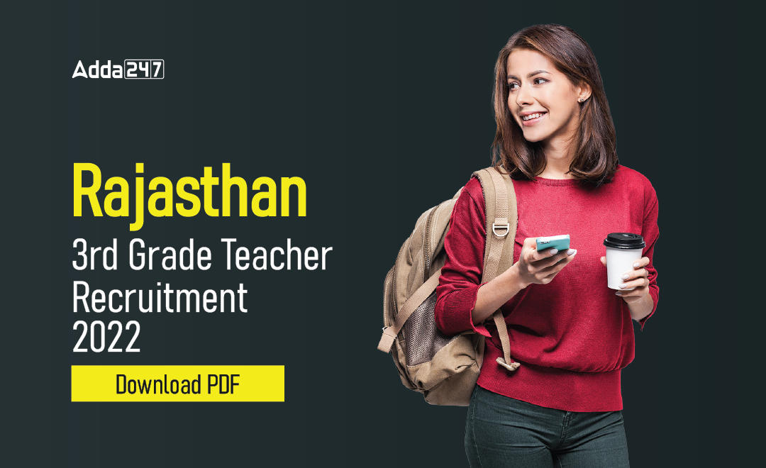 Rajasthan 3rd Grade Teacher Recruitment 2022 Download PDF