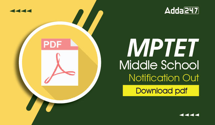 MPTET Middle School Notification Out Download PDF-01