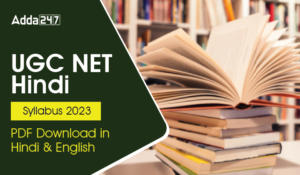 UGC NET Hindi Syllabus 2023 PDF Download in Hindi & English-01